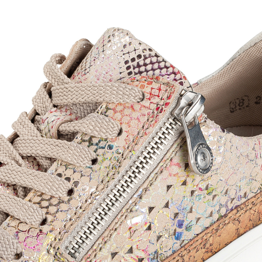 detail Dámske tenisky RIEKER N1315-90 béžová S5