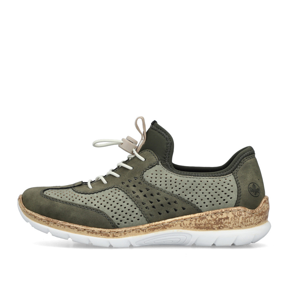 detail Dámske tenisky RIEKER N4245-54 zelená S5