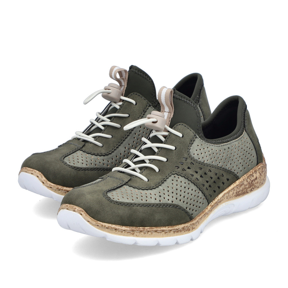 detail Dámske tenisky RIEKER N4245-54 zelená S5