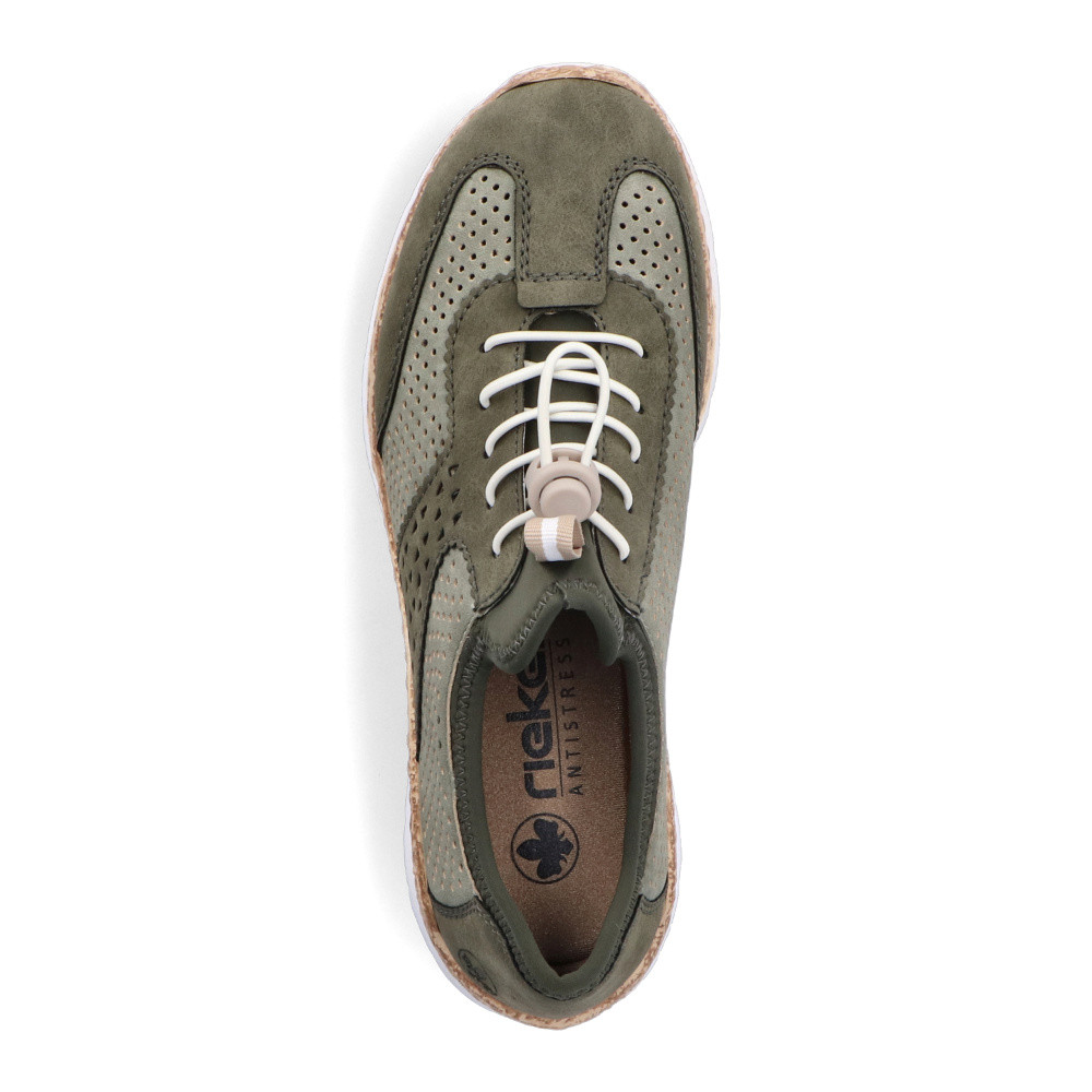 detail Dámske tenisky RIEKER N4245-54 zelená S5