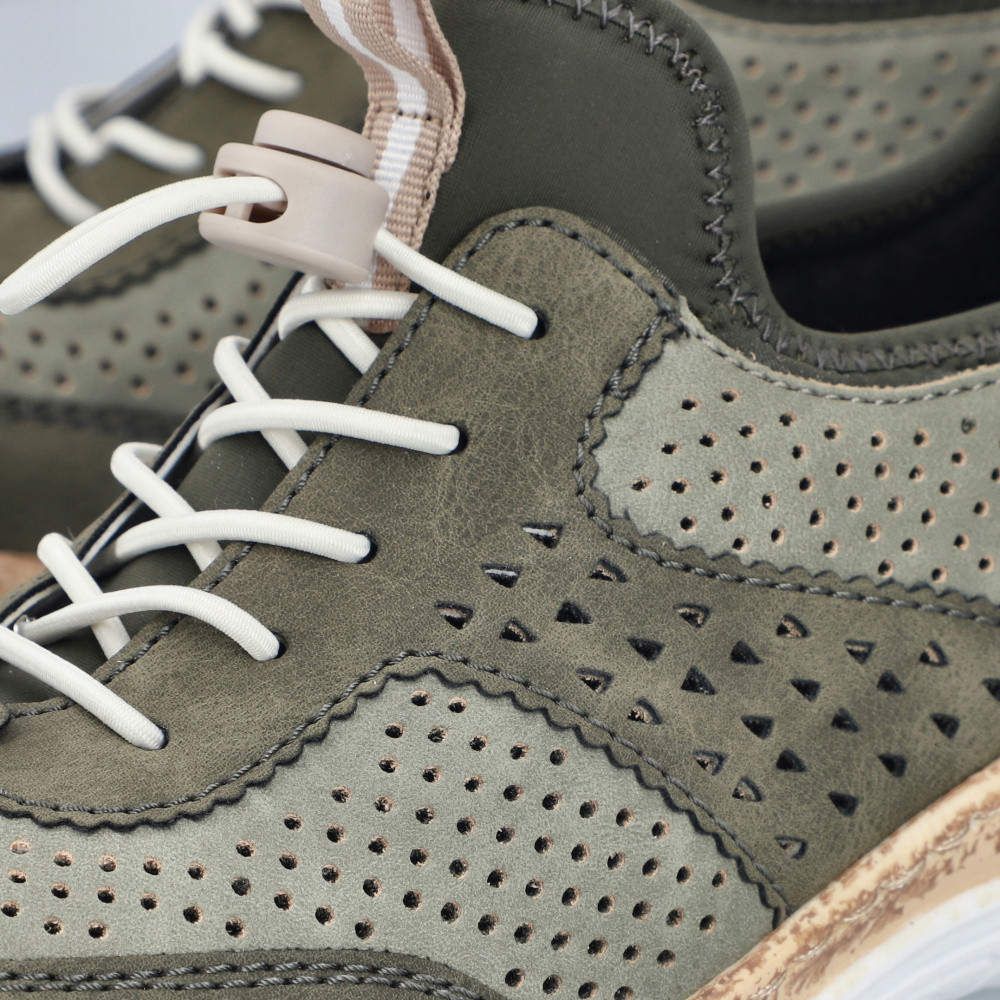 detail Dámske tenisky RIEKER N4245-54 zelená S5