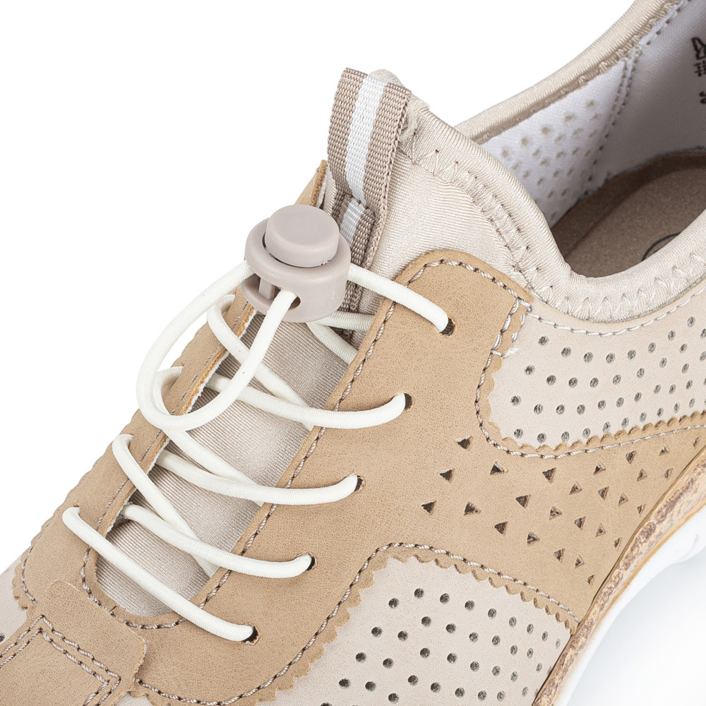 detail Dámské tenisky RIEKER N4245-60 béžová S5