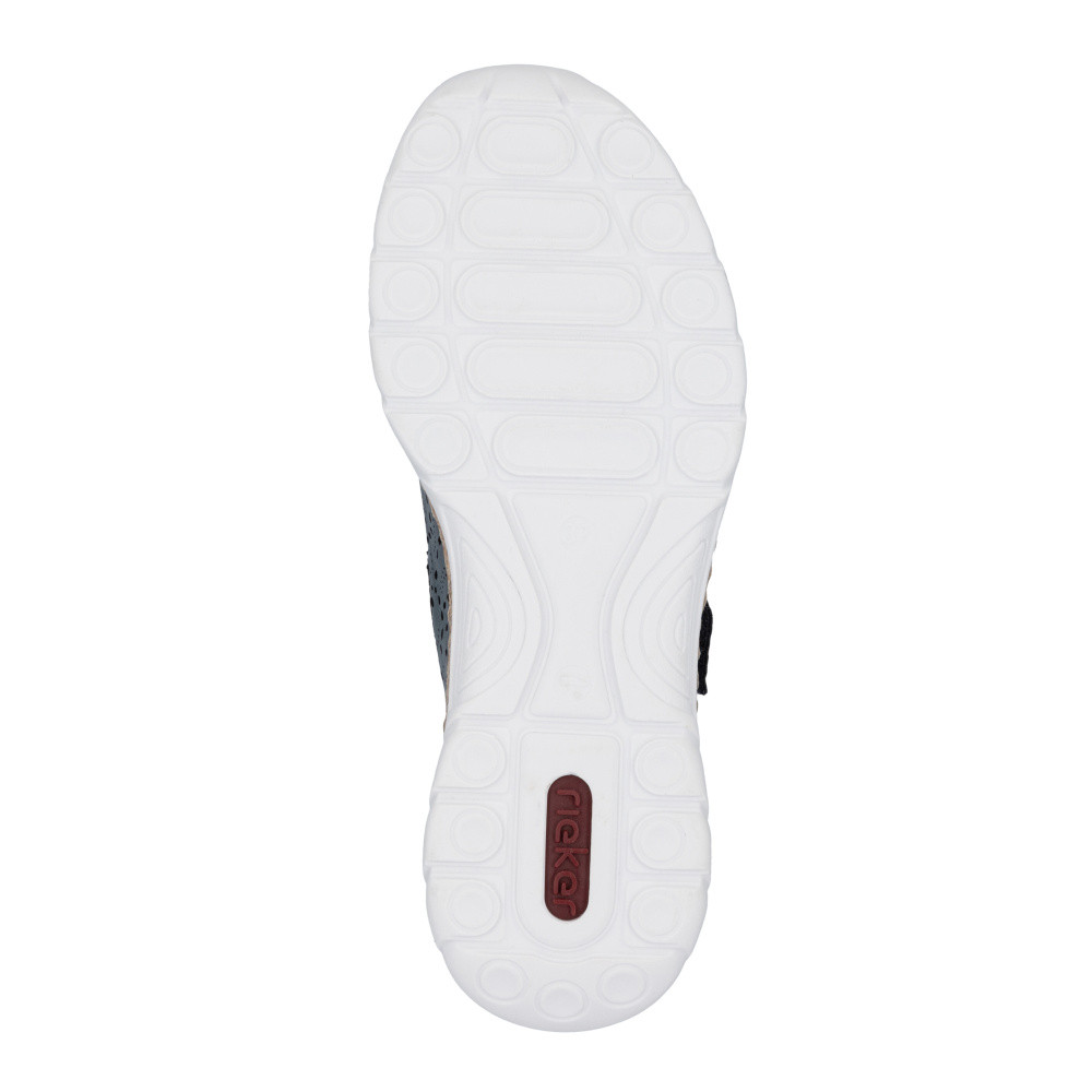 detail Dámske baleríny RIEKER N4299-14 modrá S5