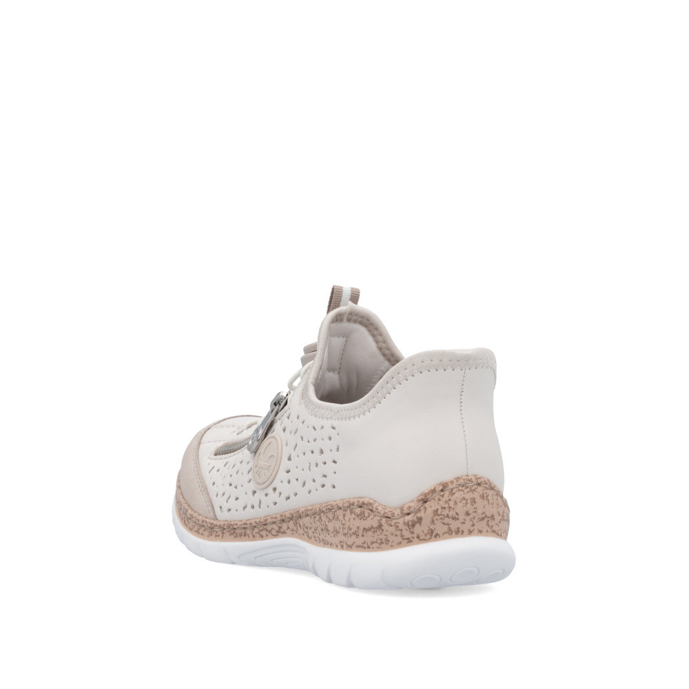 detail Dámské polobotky RIEKER N42V3-60 béžová S6