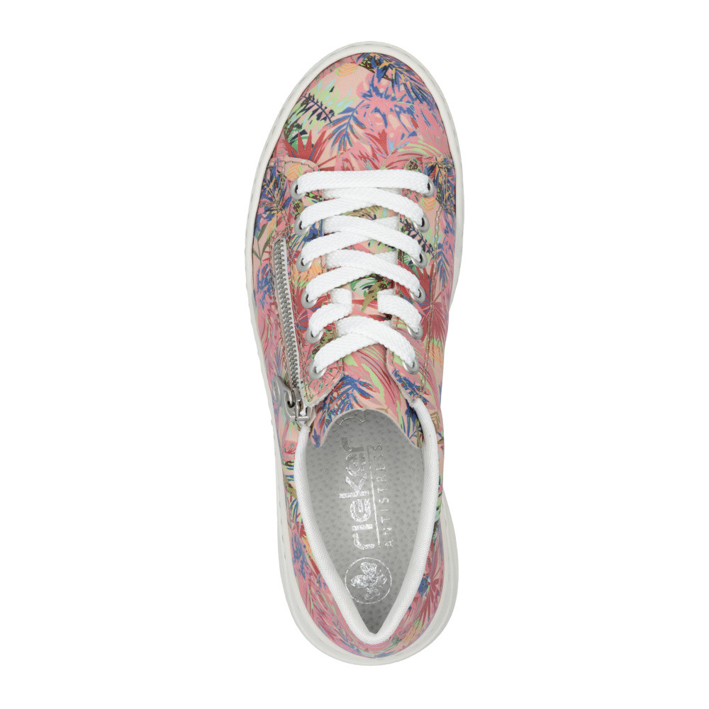 detail Dámské tenisky RIEKER N6401-90 růžová S5