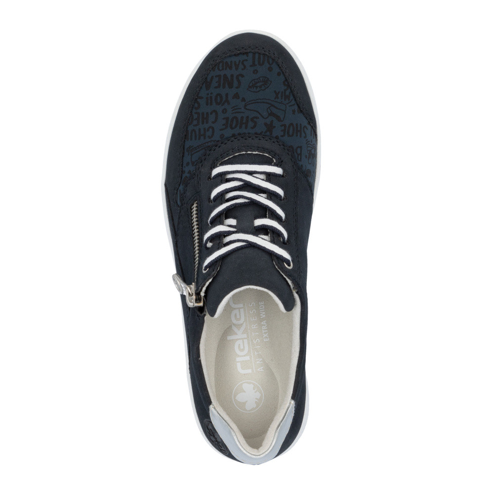 detail Dámské tenisky RIEKER N8114-14 modrá S5