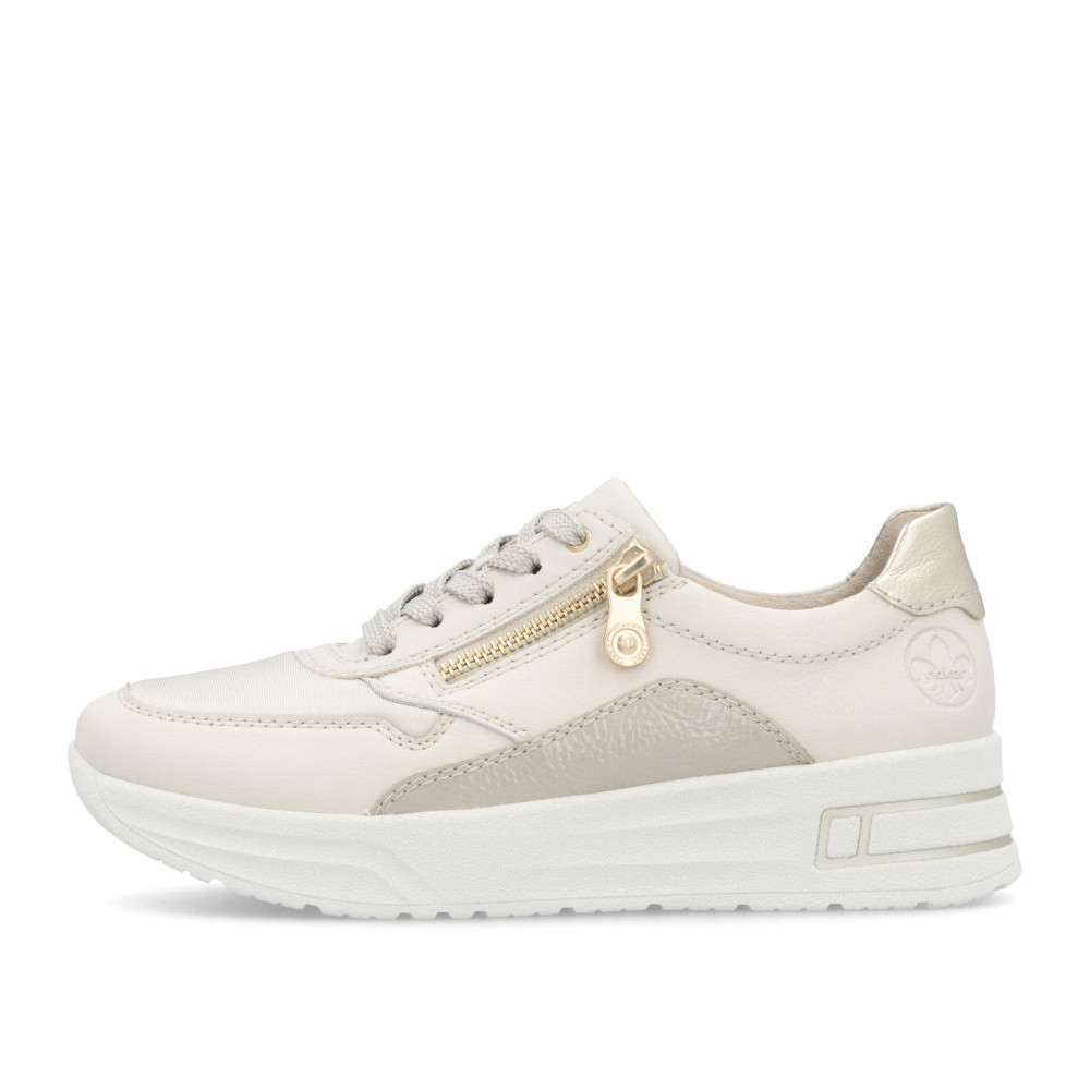 detail Dámské tenisky RIEKER N8114-60 béžová S5