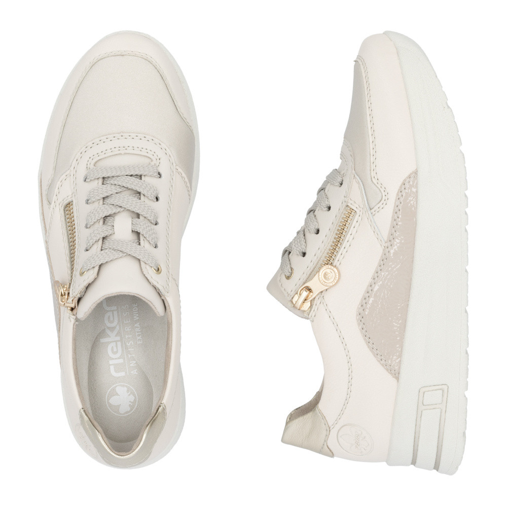detail Dámské tenisky RIEKER N8114-60 béžová S5