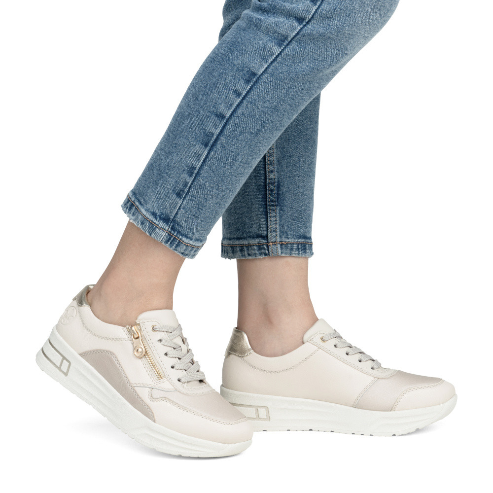 detail Dámské tenisky RIEKER N8114-60 béžová S5