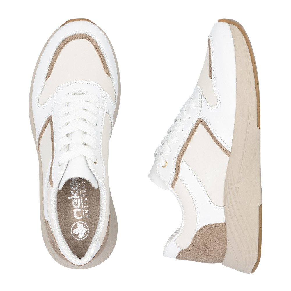 detail Dámske tenisky RIEKER N8501-60 béžová S5