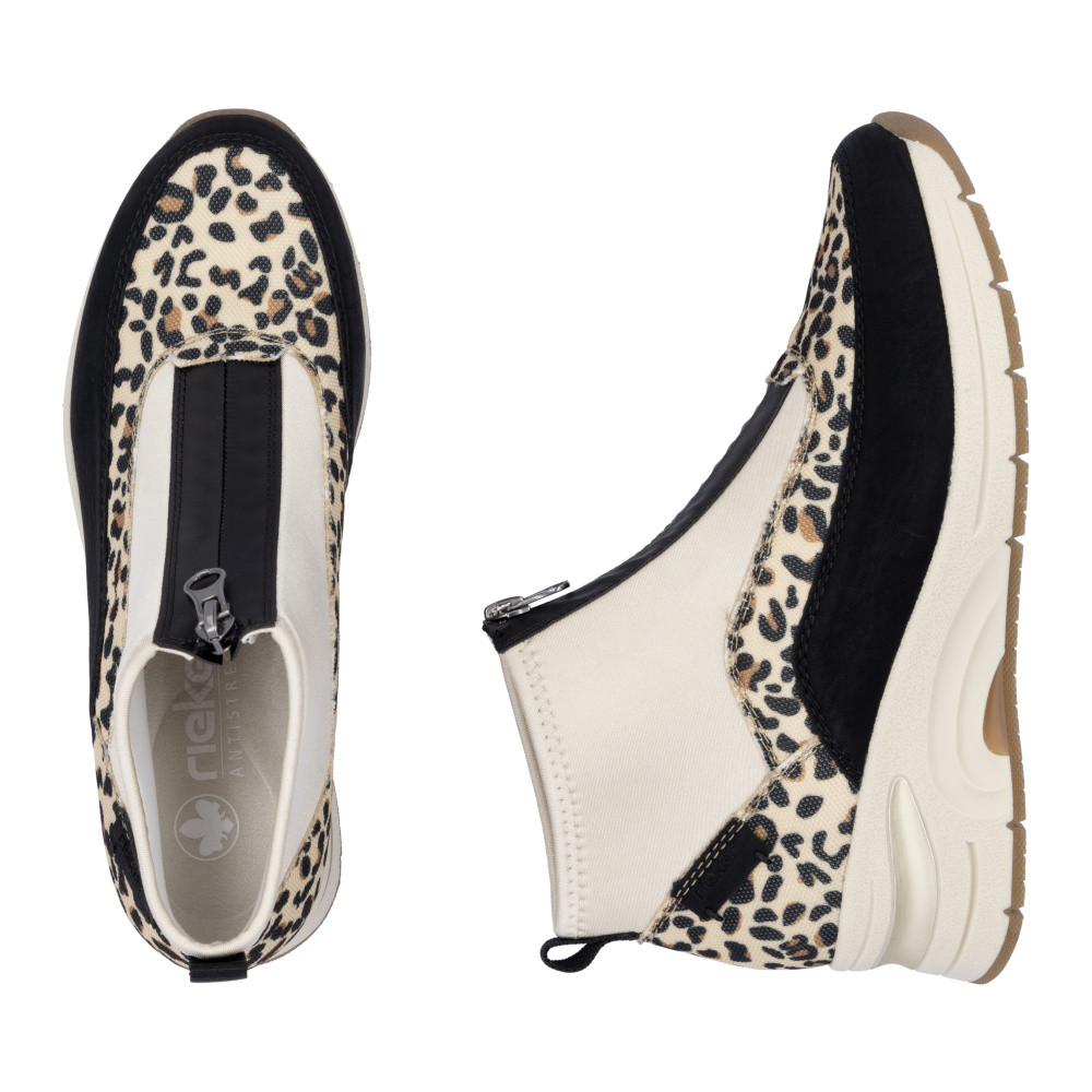 detail Dámské tenisky RIEKER N9362-90 béžová S5