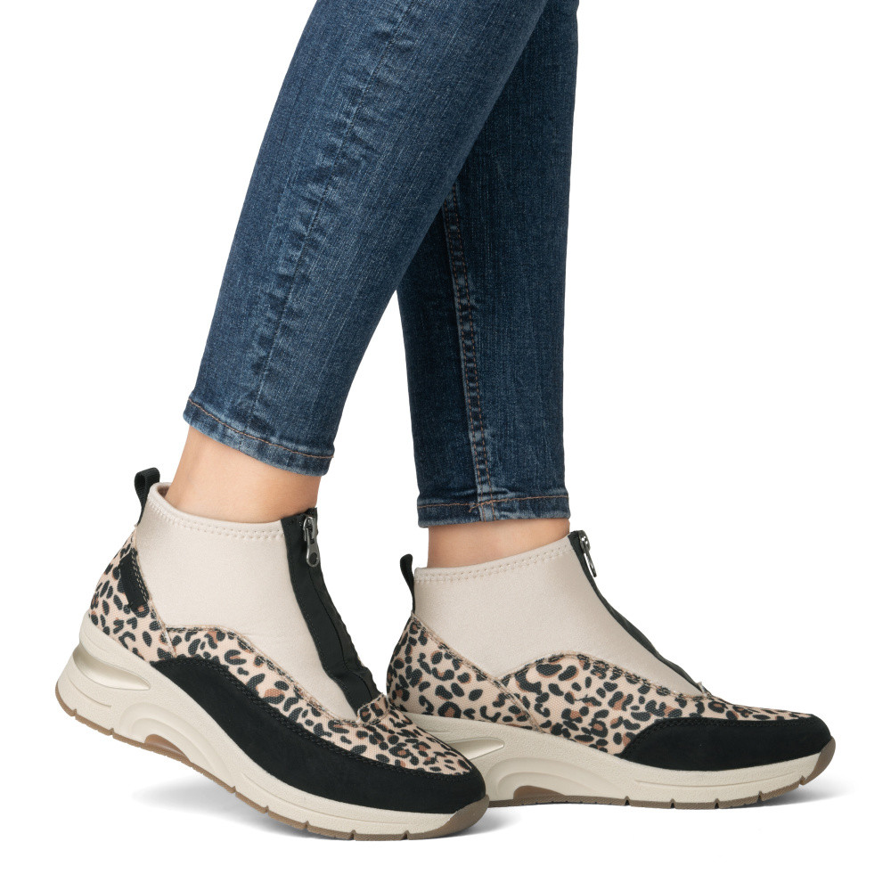 detail Dámské tenisky RIEKER N9362-90 béžová S5