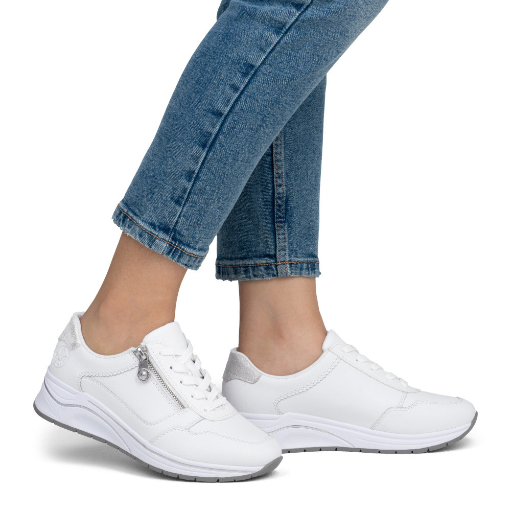 detail Dámské tenisky RIEKER N9501-80 bílá S5