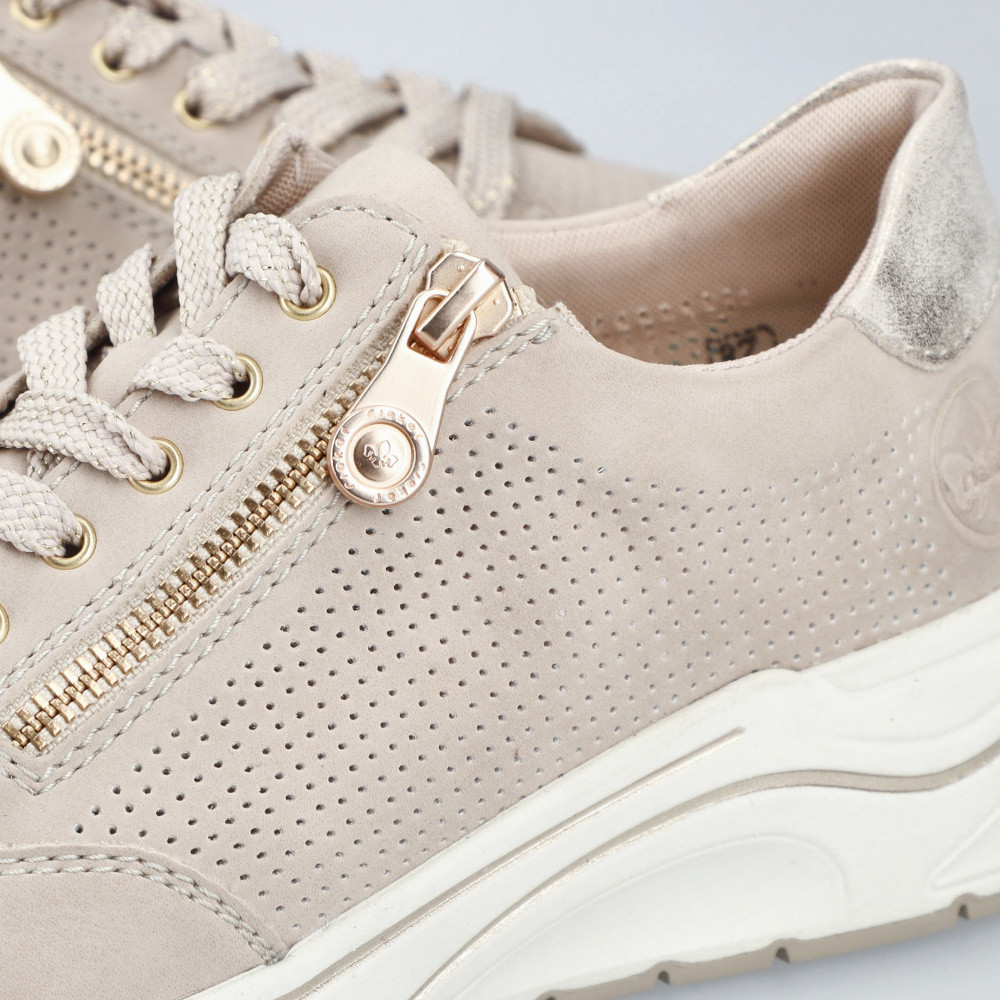 detail Dámské tenisky RIEKER N9517-62 béžová S5