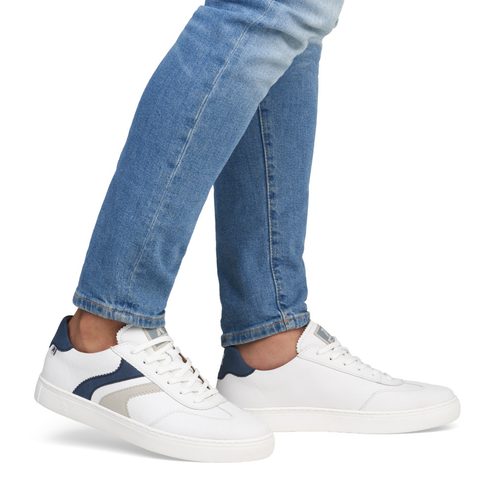 detail Pánské tenisky RIEKER U0708-80 bílá S5