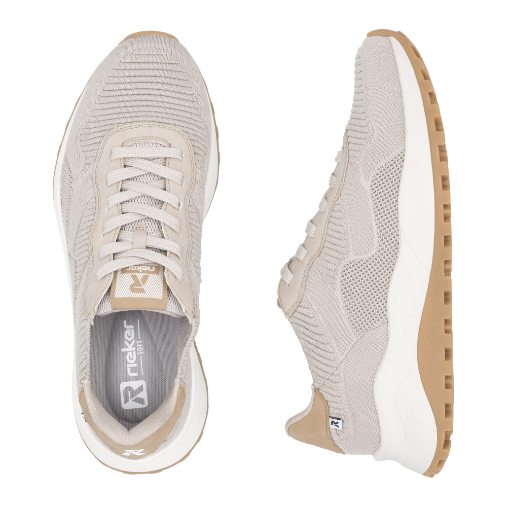detail Pánské tenisky RIEKER U1302-62 béžová S5