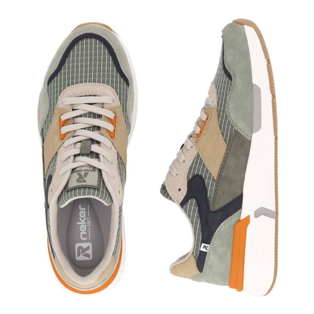 detail Pánske tenisky RIEKER U1402-54 zelená S5