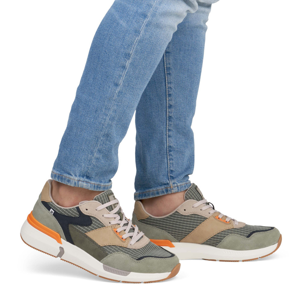 detail Pánske tenisky RIEKER U1402-54 zelená S5