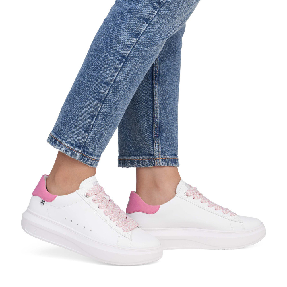 detail Dámské tenisky RIEKER W1201-82 bílá S5