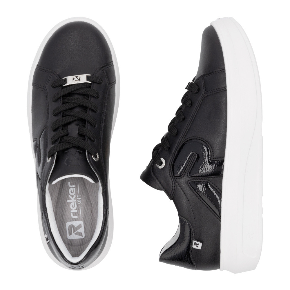 detail Dámské tenisky RIEKER W1204-01 černá S5