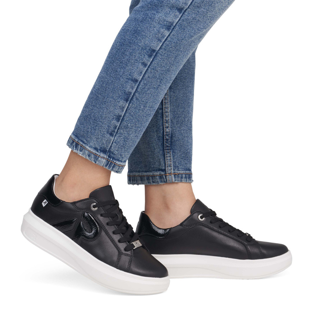 detail Dámské tenisky RIEKER W1204-01 černá S5