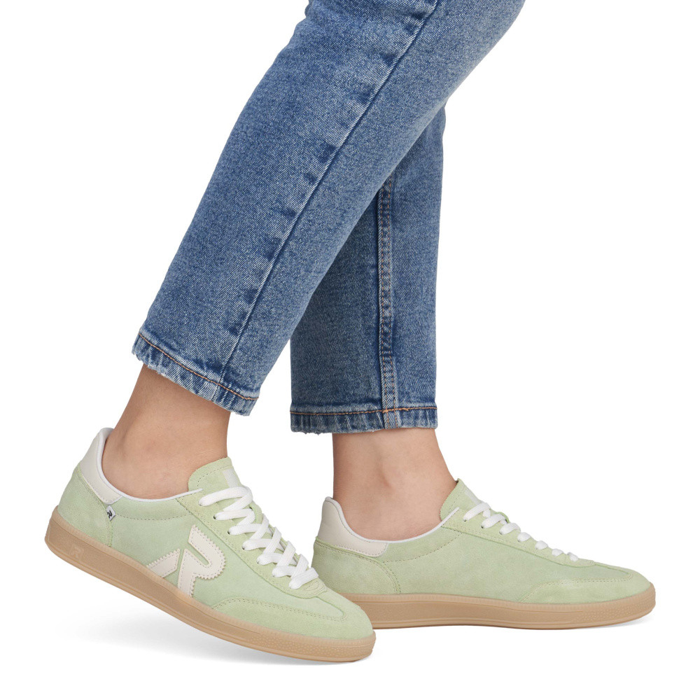 detail Dámské tenisky RIEKER W2200-52 zelená S5