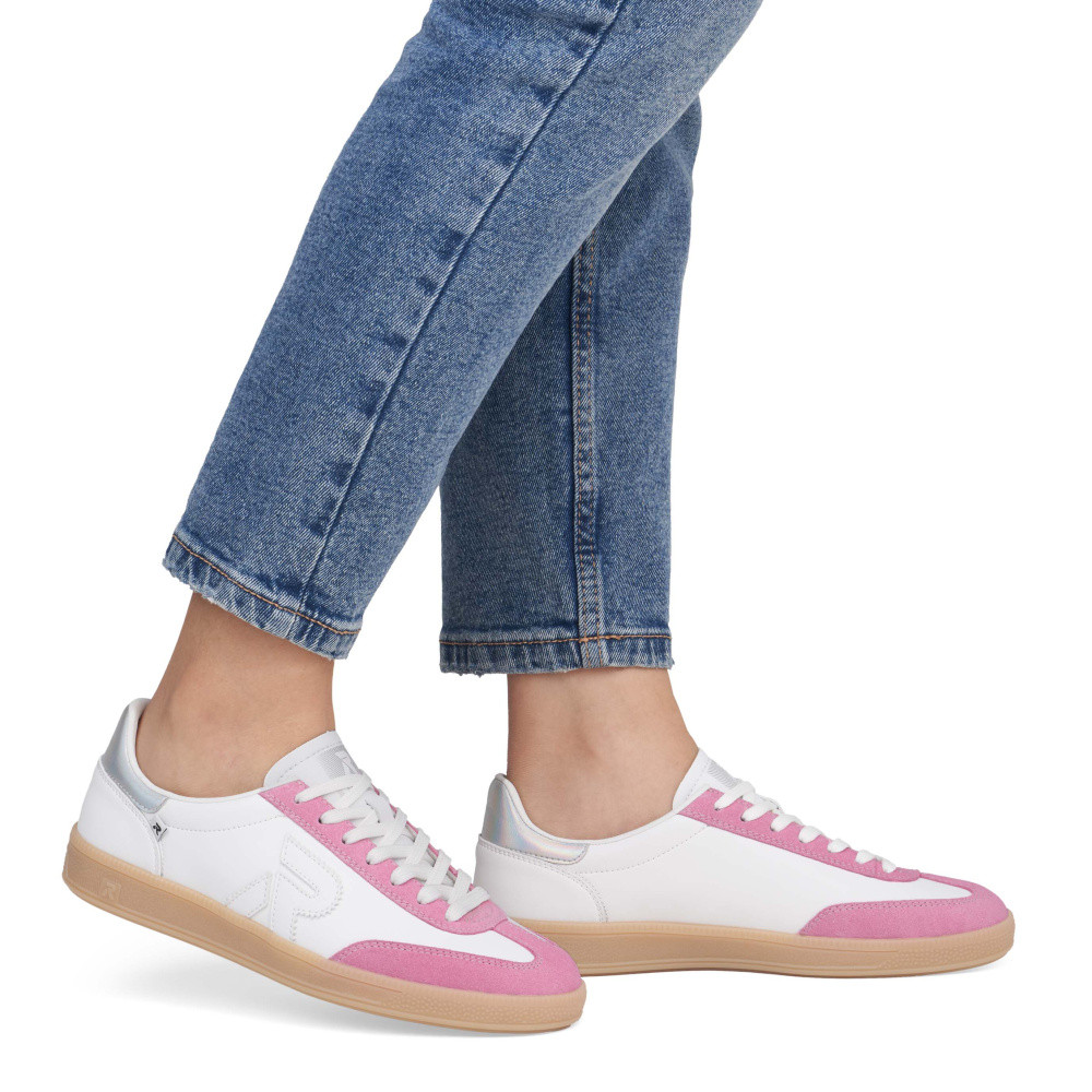 detail Dámské tenisky RIEKER W2200-86 bílá S5