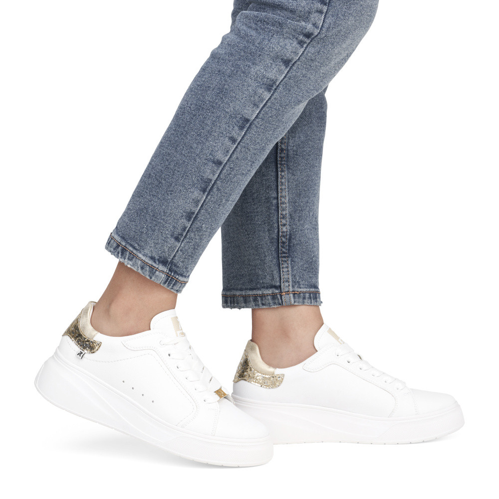 detail Dámske tenisky RIEKER W2303-80 biela S5