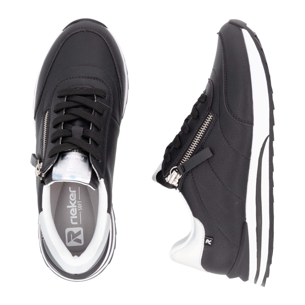 detail Dámské tenisky RIEKER W2402-00 černá S5