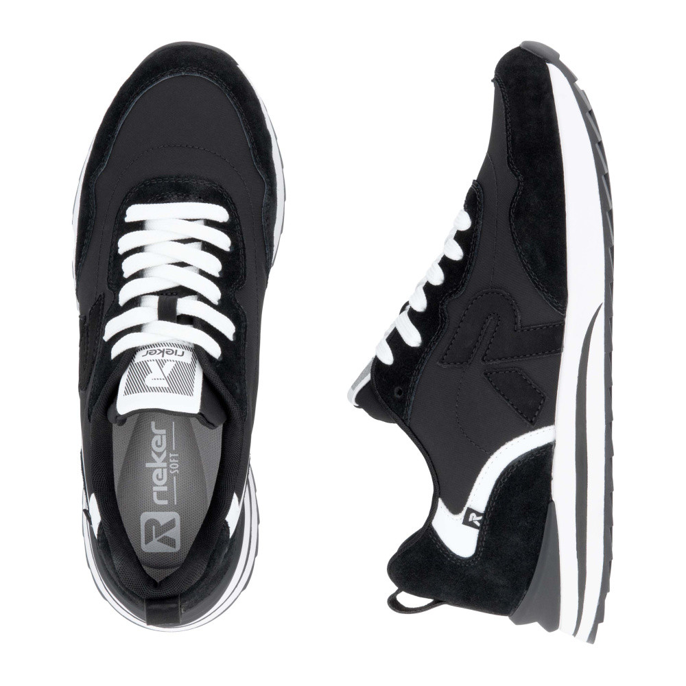 detail Dámské tenisky RIEKER W2403-00 černá S5