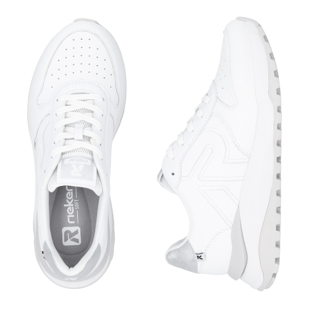 detail Dámske tenisky RIEKER W2502-80 biela S5