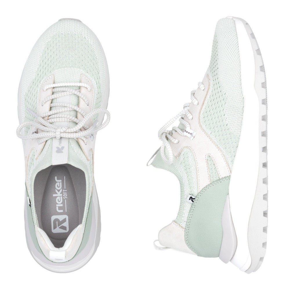 detail Dámske tenisky RIEKER W2503-52 zelená S5