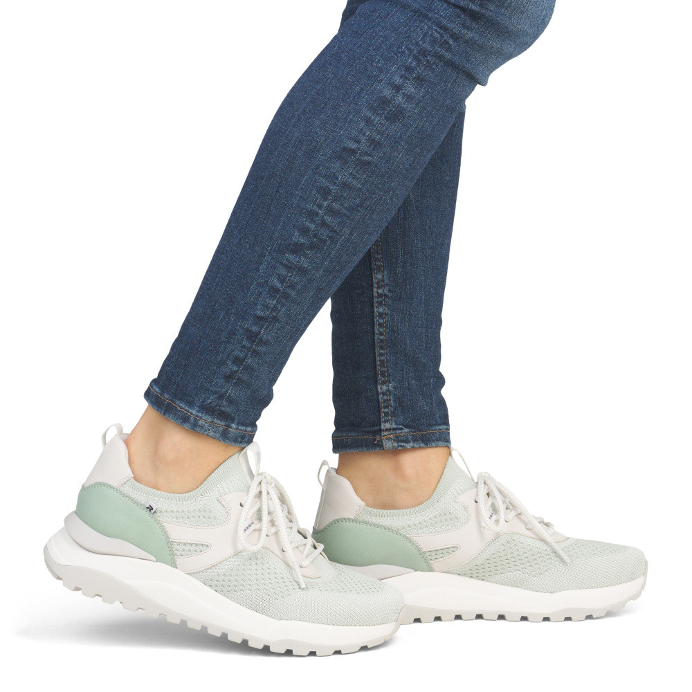 detail Dámske tenisky RIEKER W2503-52 zelená S5