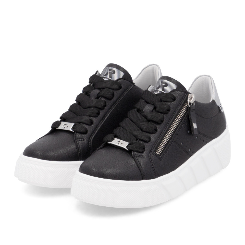 detail Dámské tenisky RIEKER W2605-00 černá S5