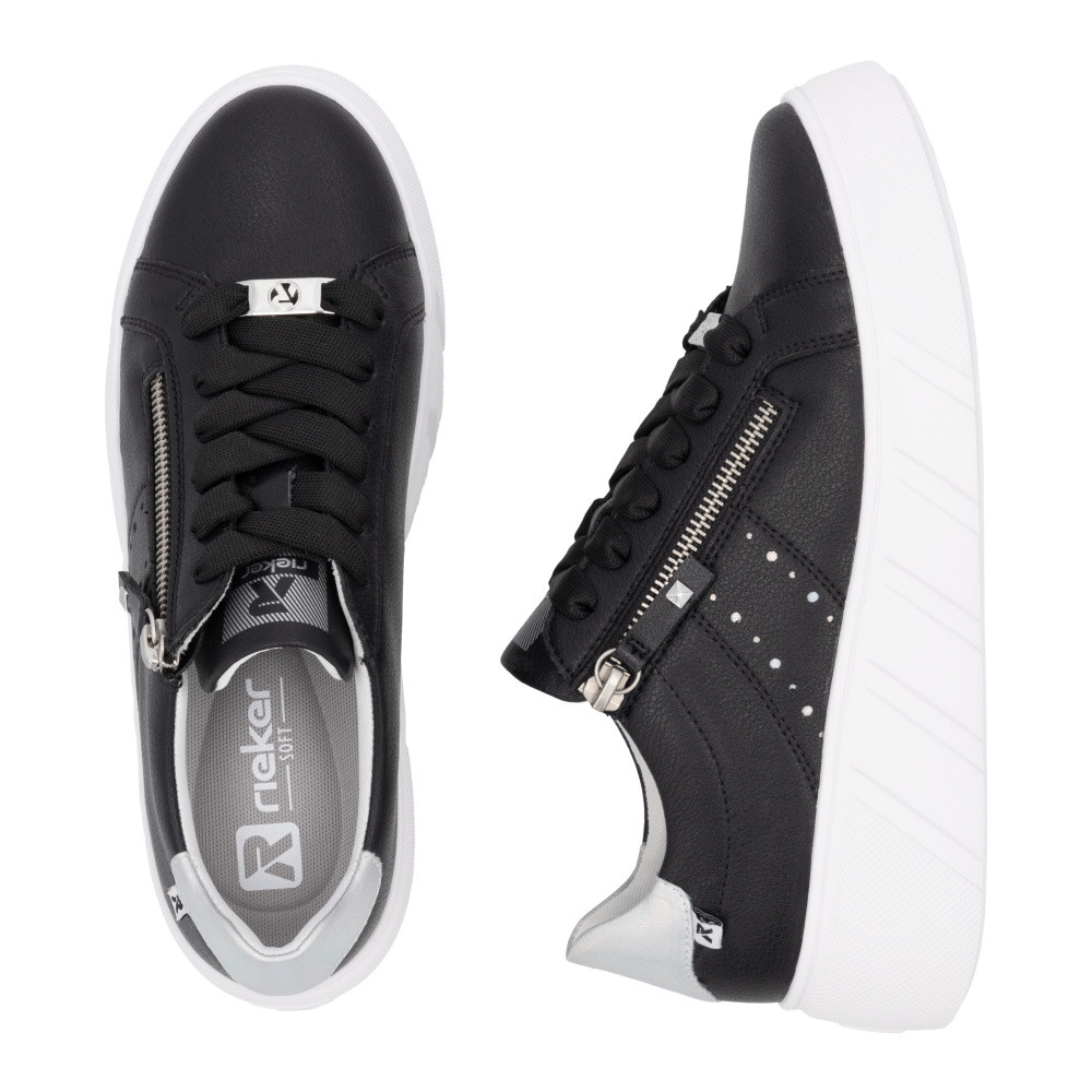 detail Dámské tenisky RIEKER W2605-00 černá S5