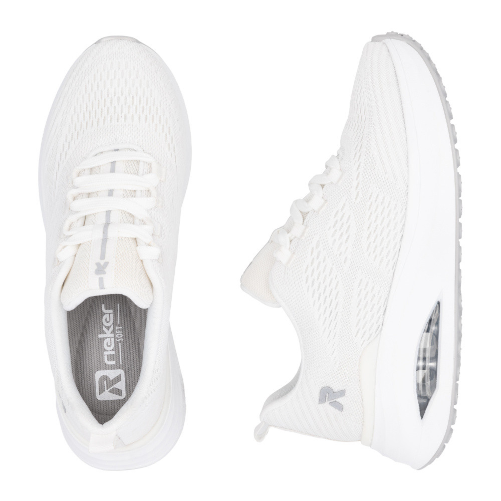 detail Dámske tenisky RIEKER W2701-80 biela S5