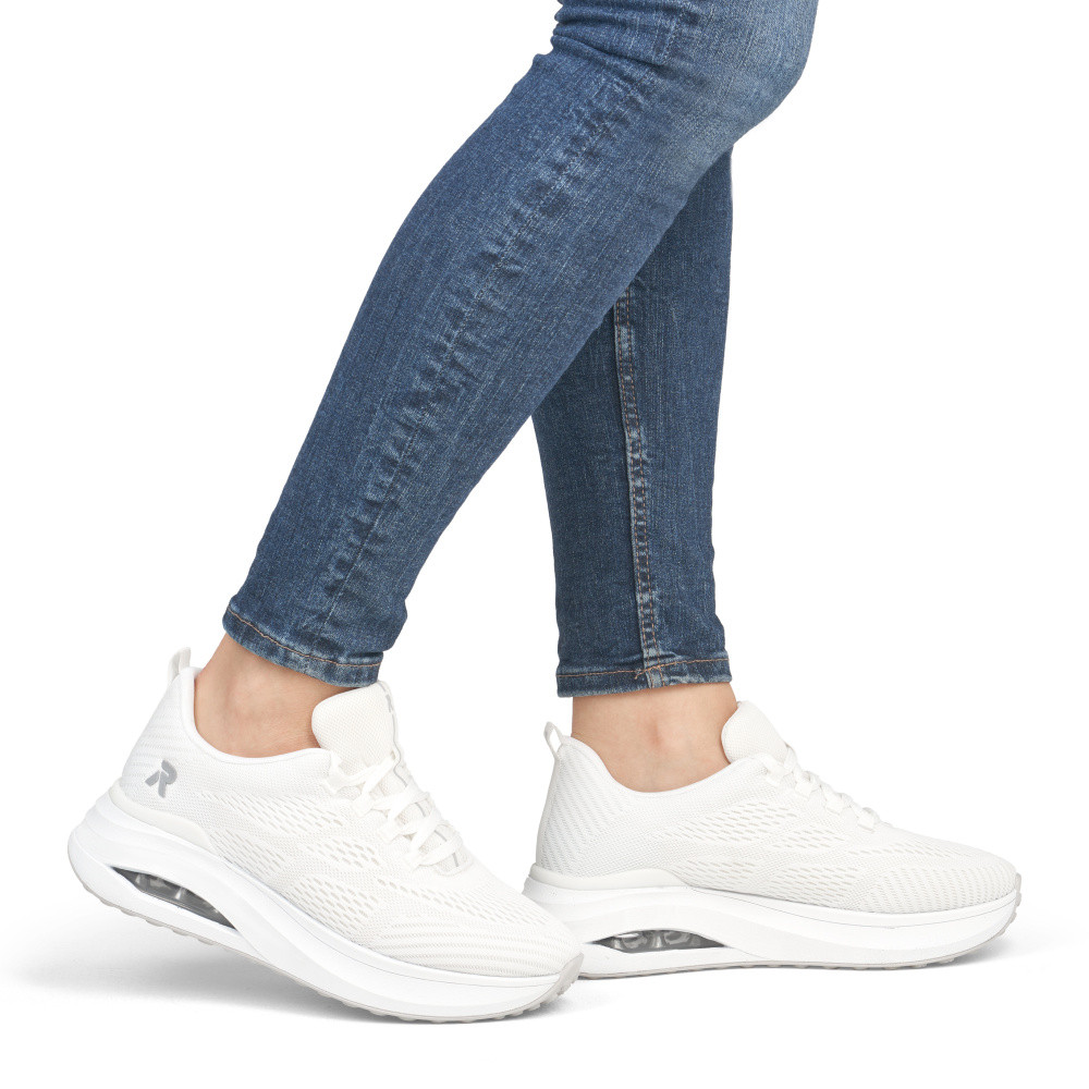 detail Dámske tenisky RIEKER W2701-80 biela S5