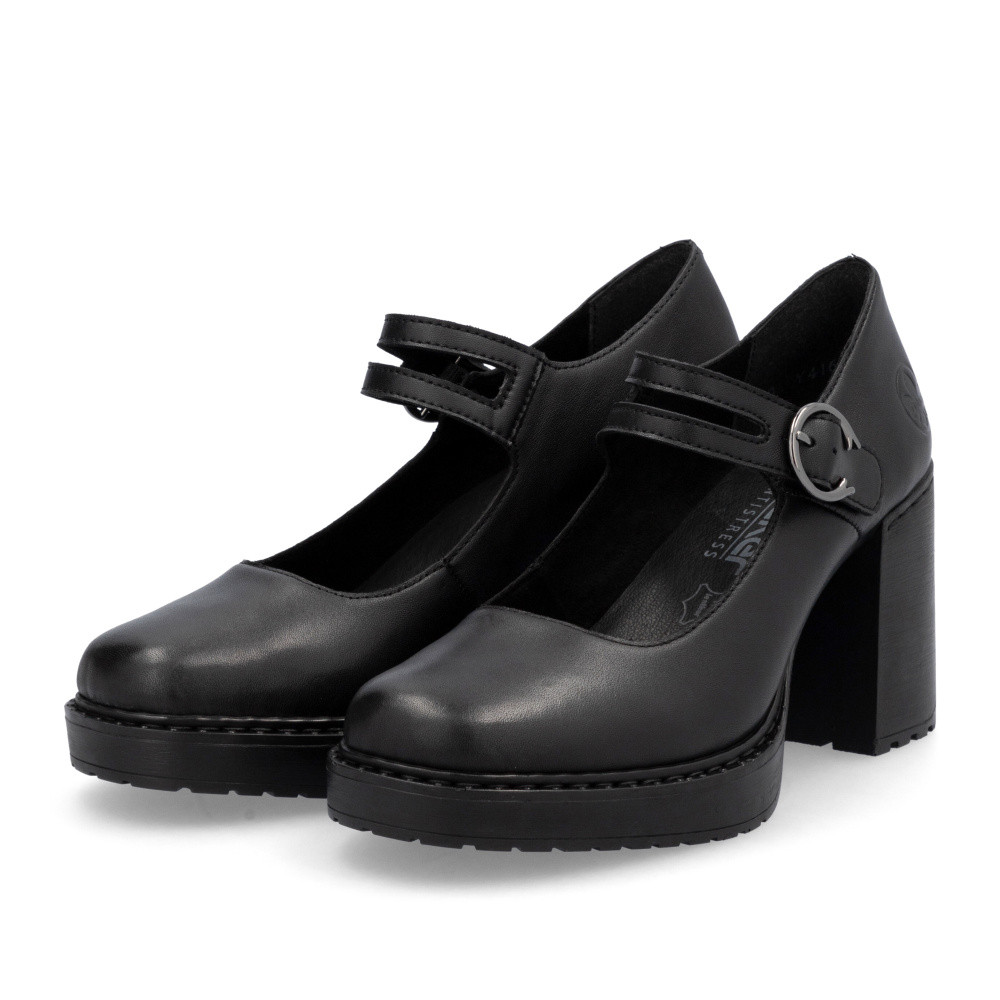 detail Dámské polobotky RIEKER Y4164-00 černá S5