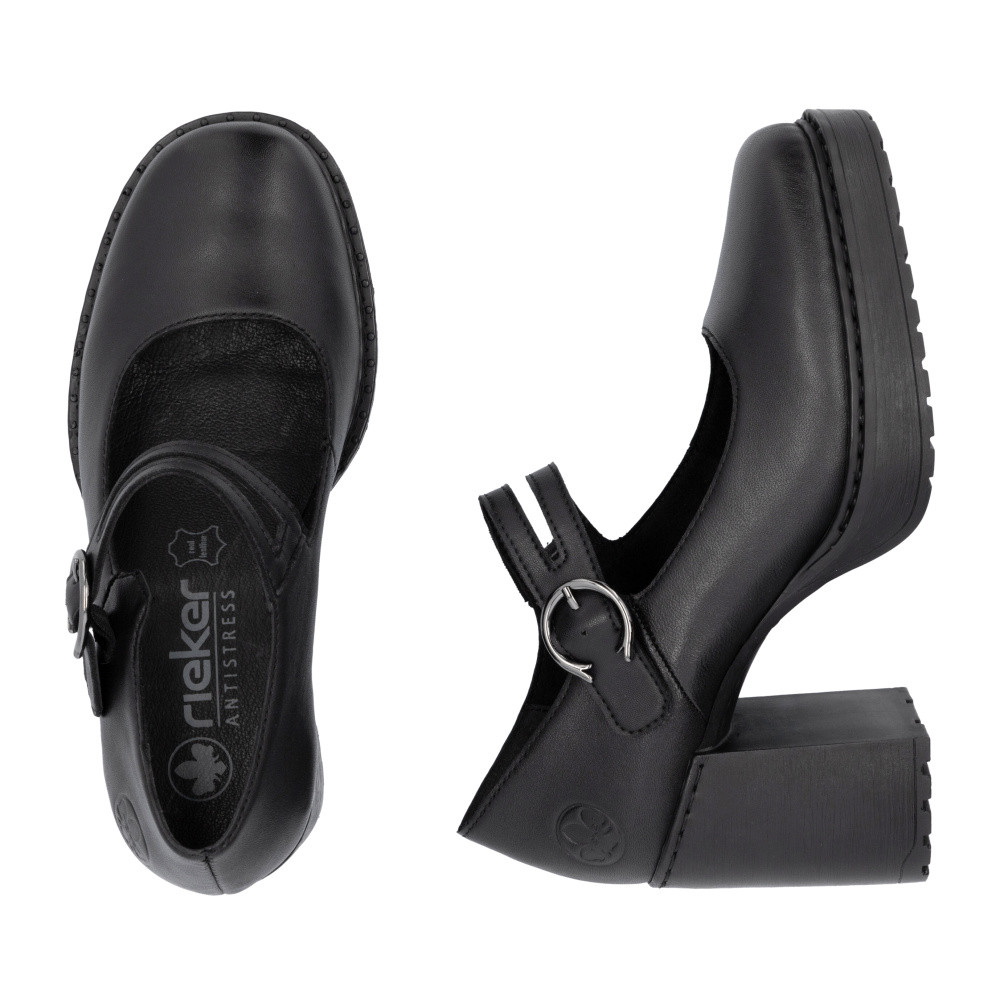 detail Dámské polobotky RIEKER Y4164-00 černá S5