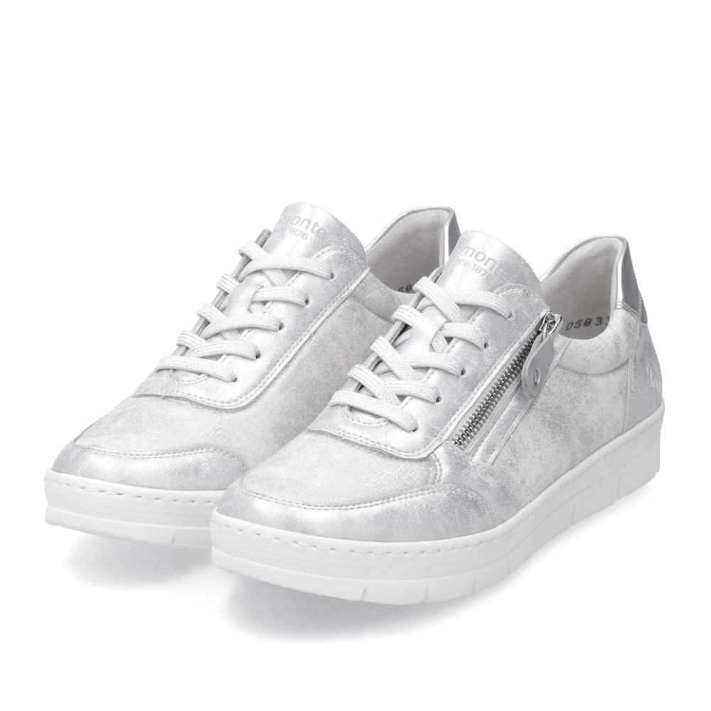 detail Dámské tenisky REMONTE D5831-90 stříbrná S5