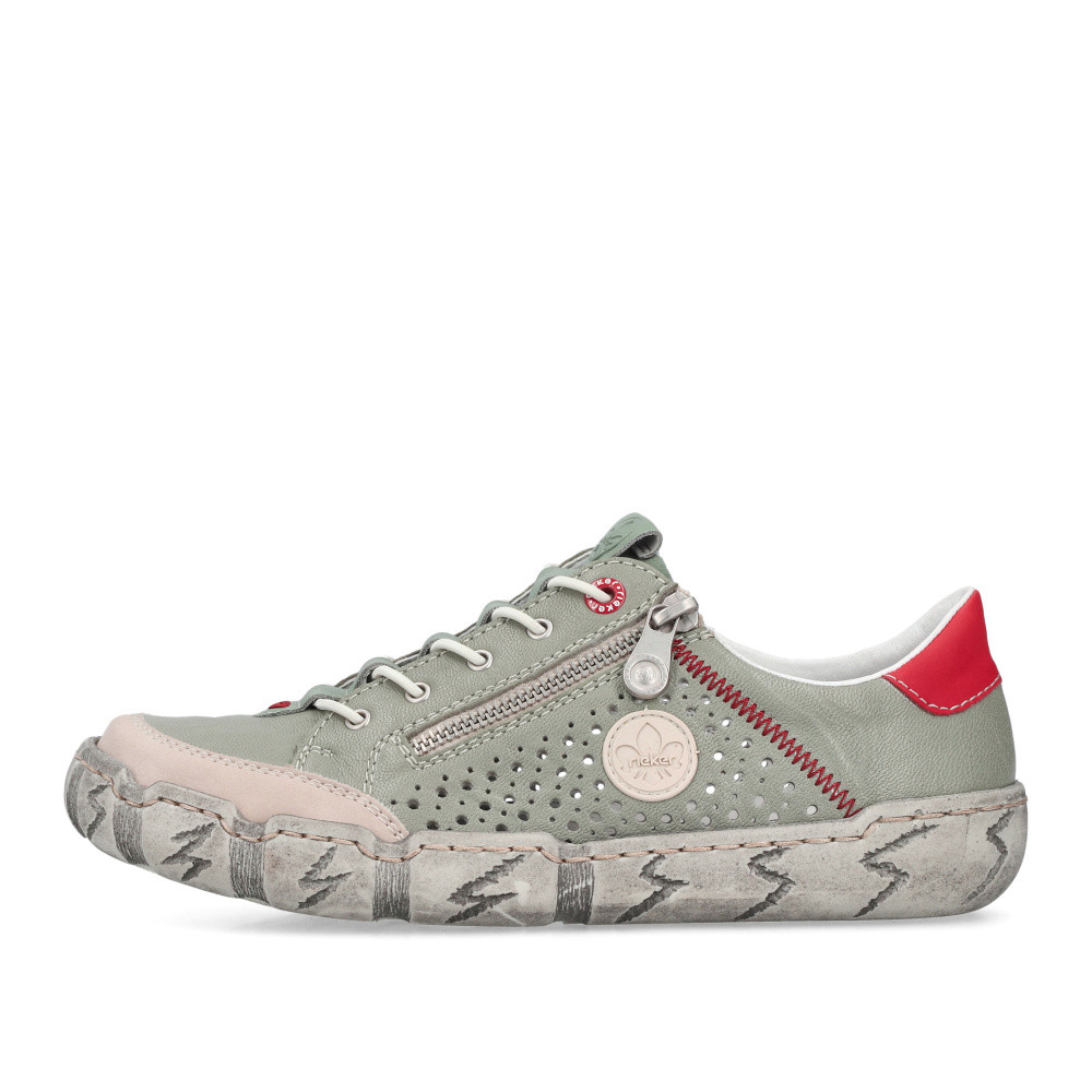 detail Dámské tenisky RIEKER L0355-52 zelená S5