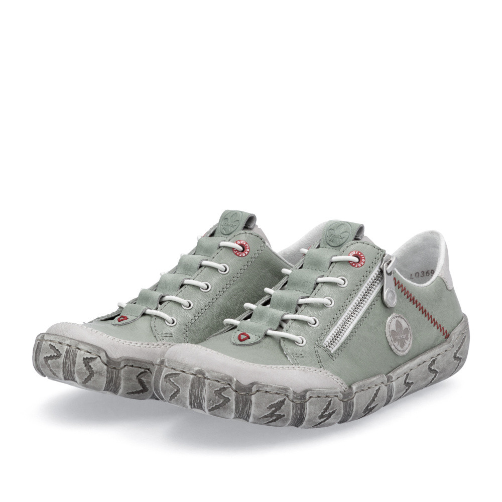 detail Dámské tenisky RIEKER L0369-52 zelená S5