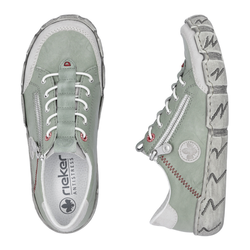 detail Dámské tenisky RIEKER L0369-52 zelená S5