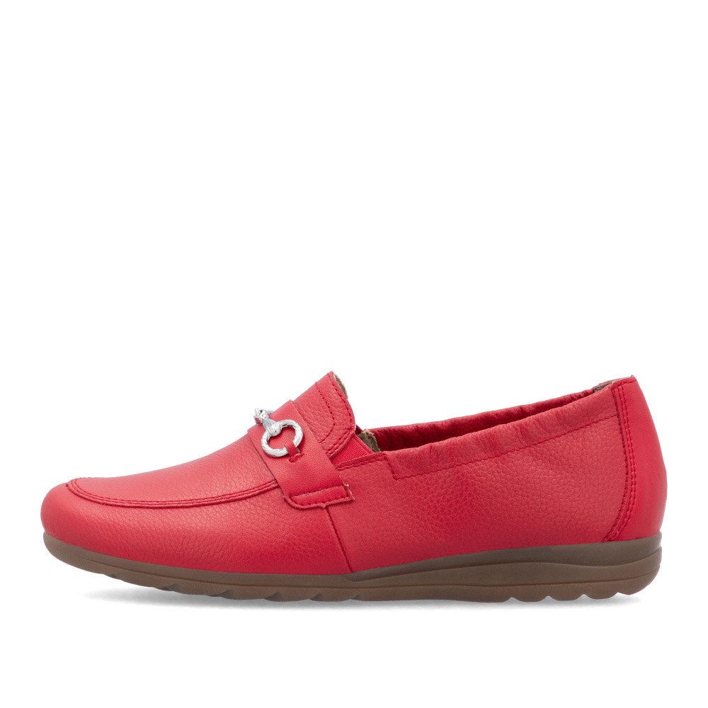 detail Dámské mokasíny RIEKER L9354-33 červená S5