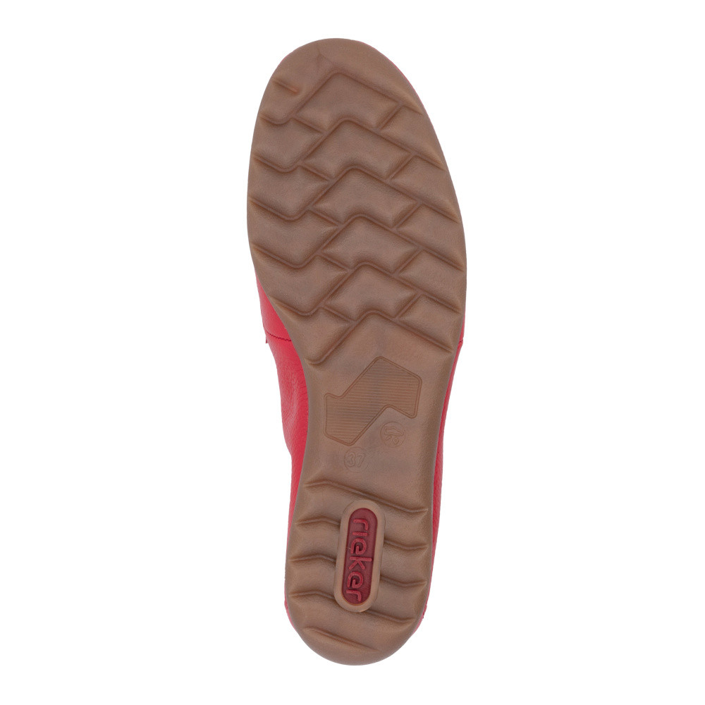 detail Dámské mokasíny RIEKER L9354-33 červená S5