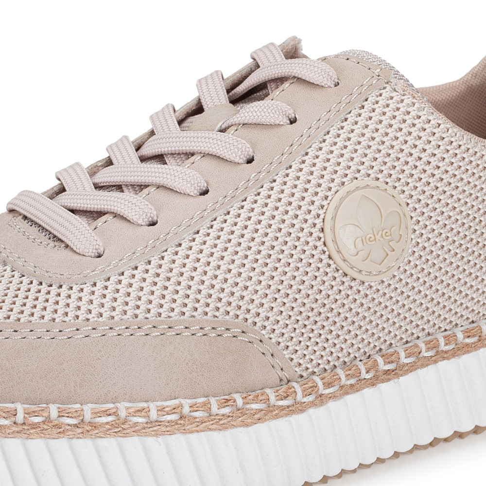 detail Dámské tenisky RIEKER M2912-62 béžová S5