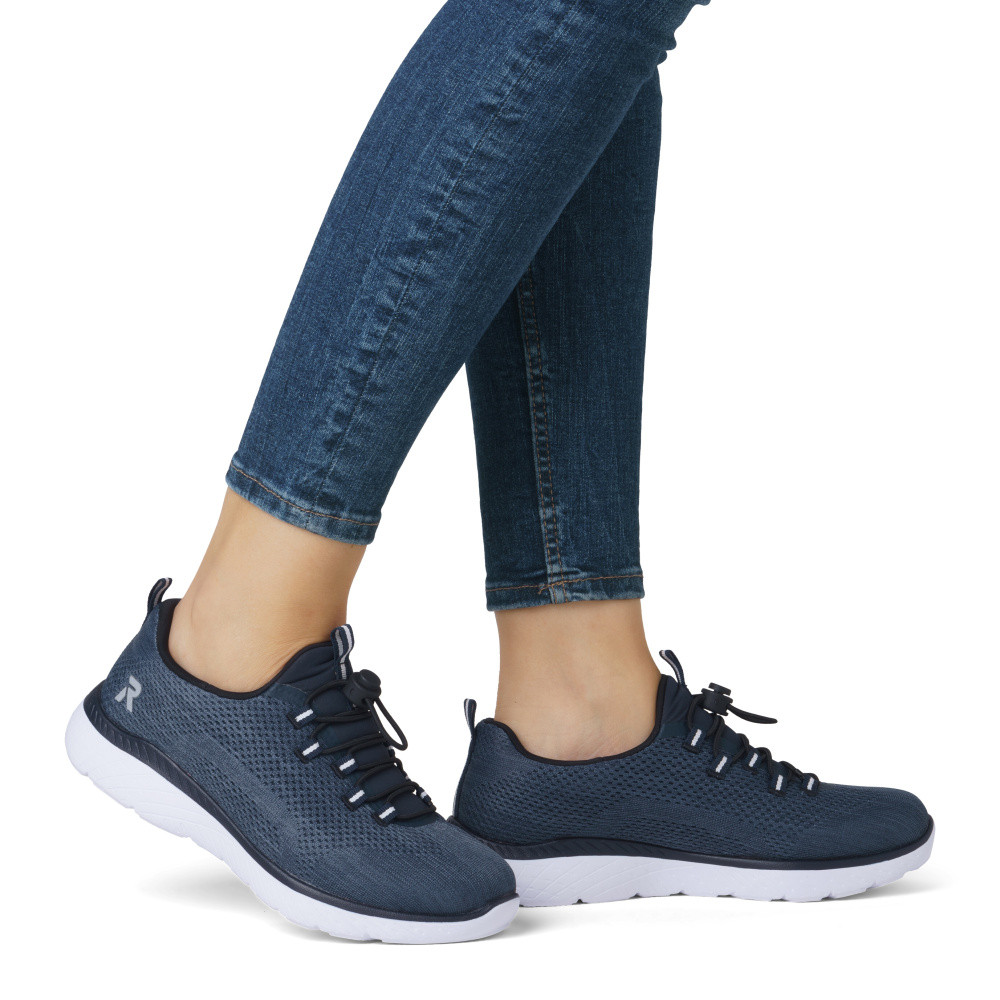 detail Dámske tenisky RIEKER M5069-12 modrá S5