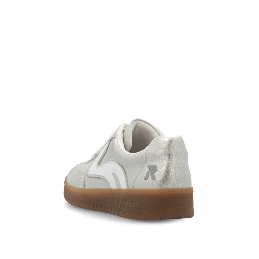 detail Dámske tenisky RIEKER M5512-41 strieborná S5
