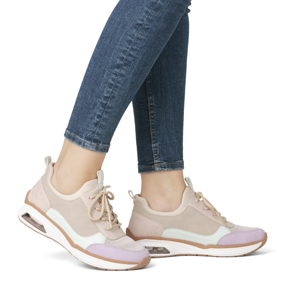 detail Dámské tenisky RIEKER M5660-31 růžová S5