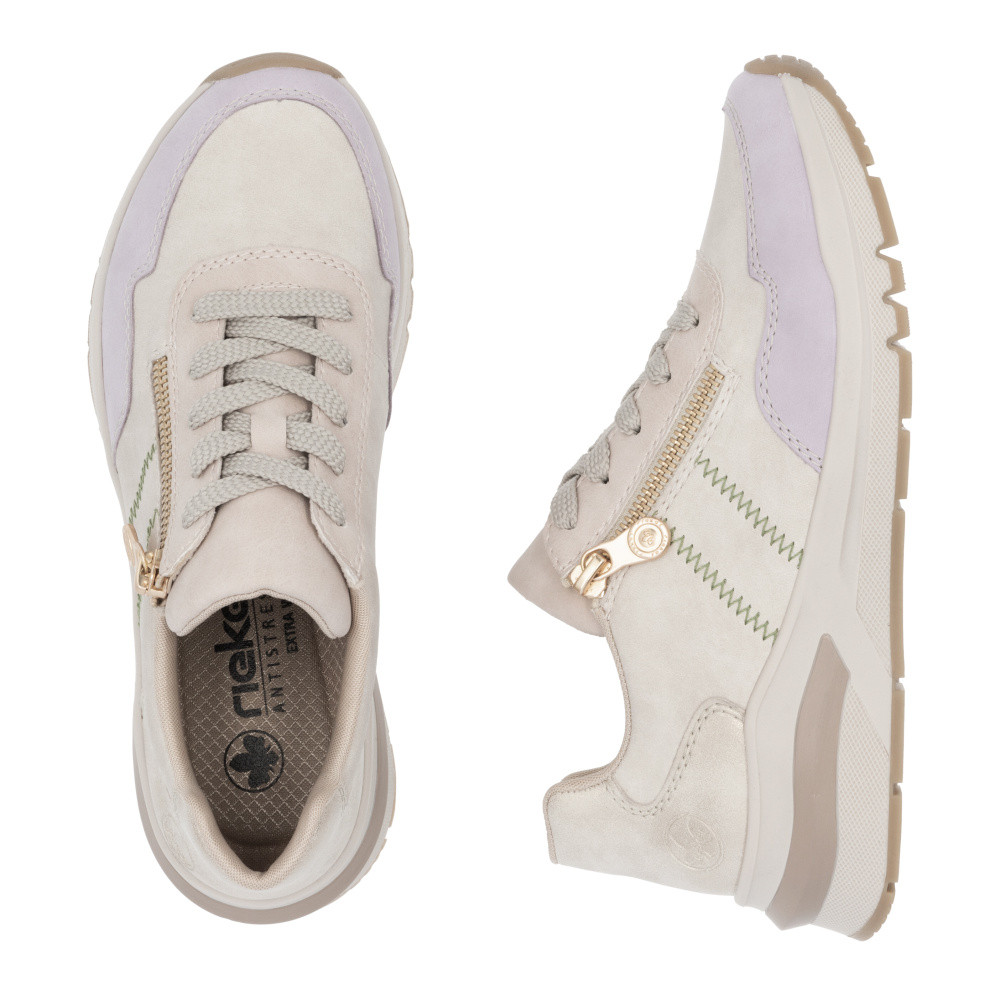 detail Dámské tenisky RIEKER M6601-60 béžová S5